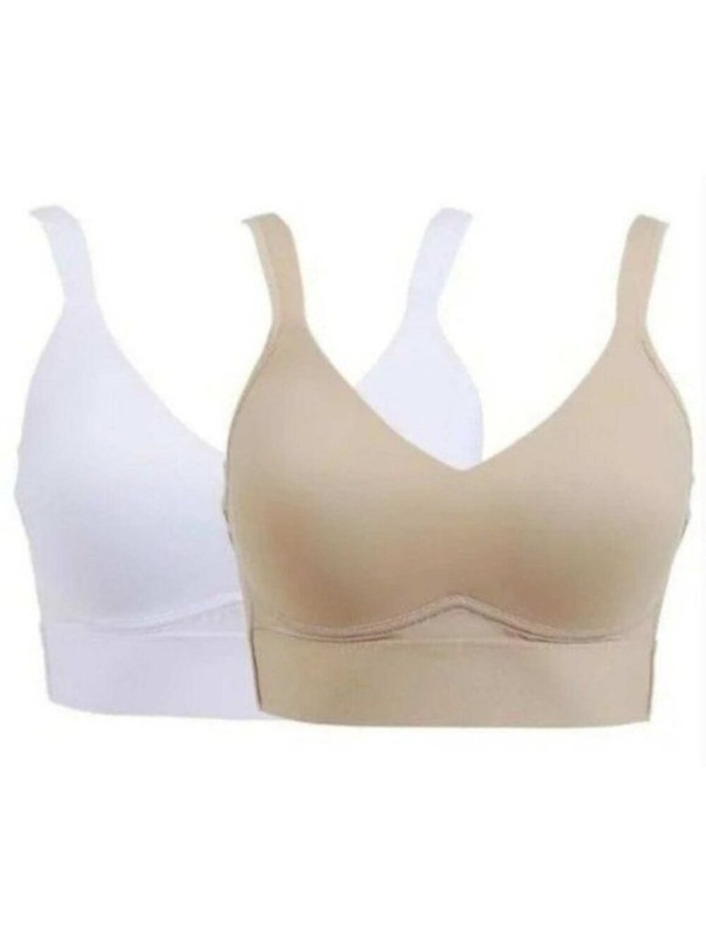 Rhonda Shear Molded Cup Bra with Mesh Back Detail 2 Pack 1X